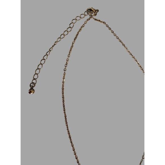 Smoky Gray Rhinestone Teardrop Bib Necklace Statement  Bronze Tone Chain Women - Picture 8 of 11